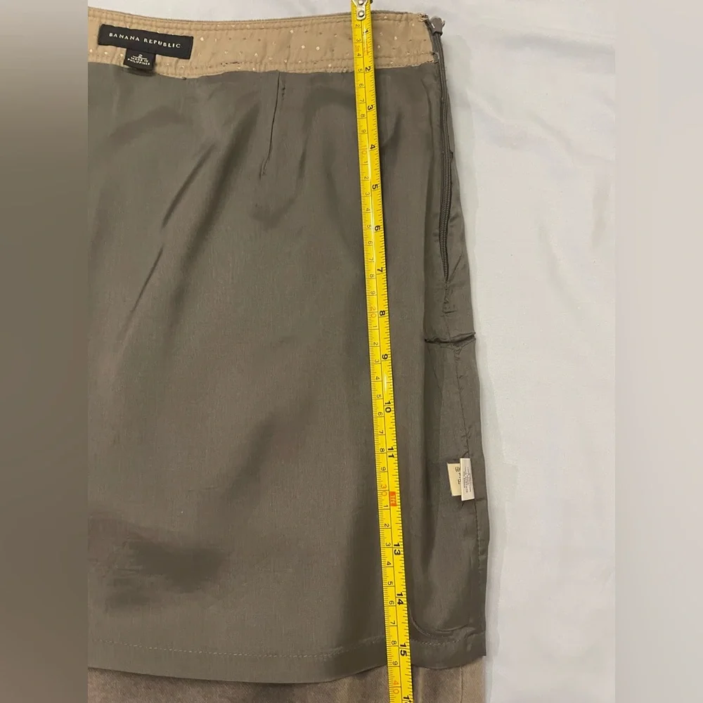 Banana Republic Velvet Charcoal Buttoned Mini Skirt - Picture 7 of 11